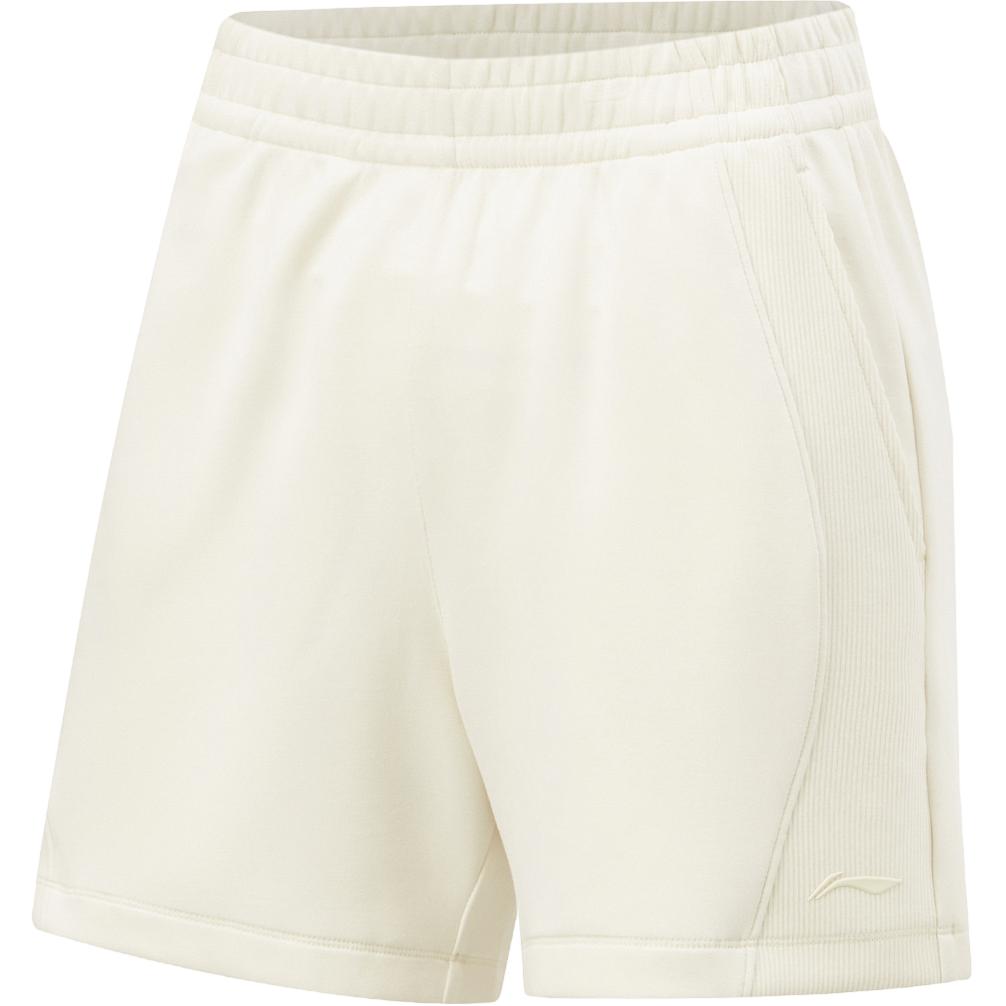 Li Ning Fitness Series Sports Shorts Women’s Creamy Yellow