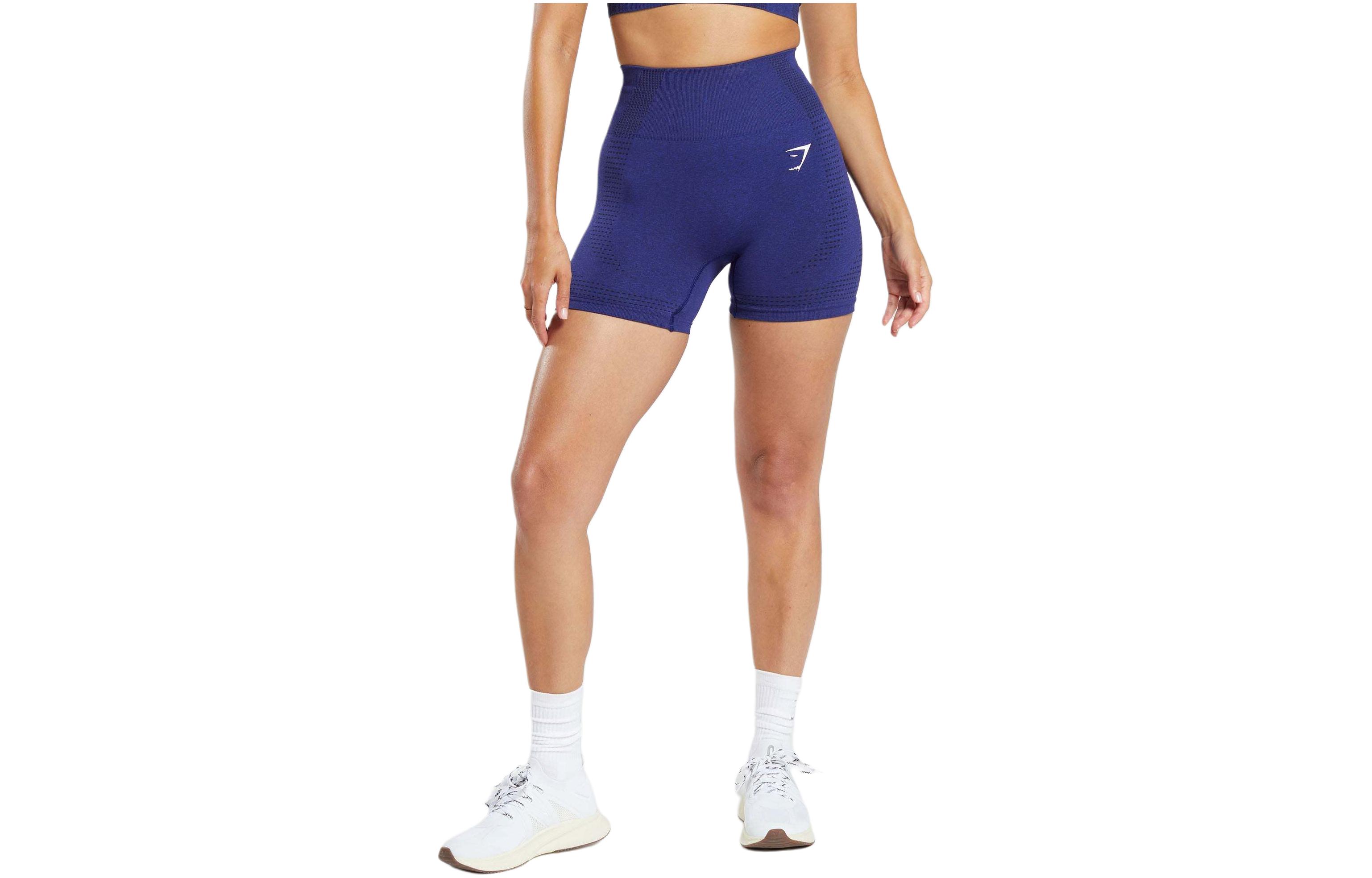 GYMSHARK VITAL SEAMLESS 2.0 SHORTS Sports Shorts Women’s Cobalt Purple Clay Limestone