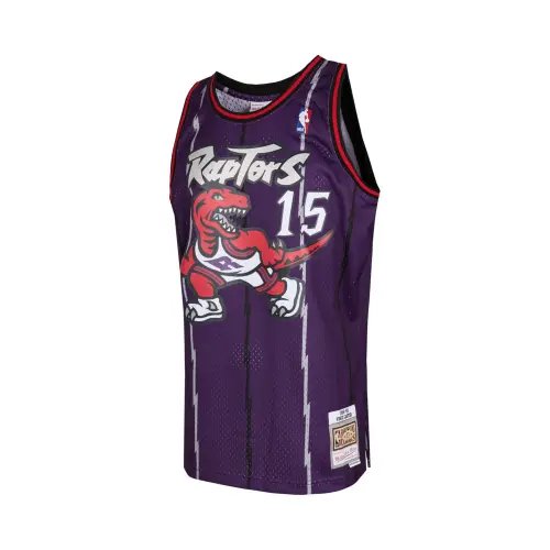 Mitchell & Ness NBA Retro Jersey Sports SW Fan Edition 98-99 Season Toronto Raptors No. 15 Vince Carter Basketball Vest Unisex Purple