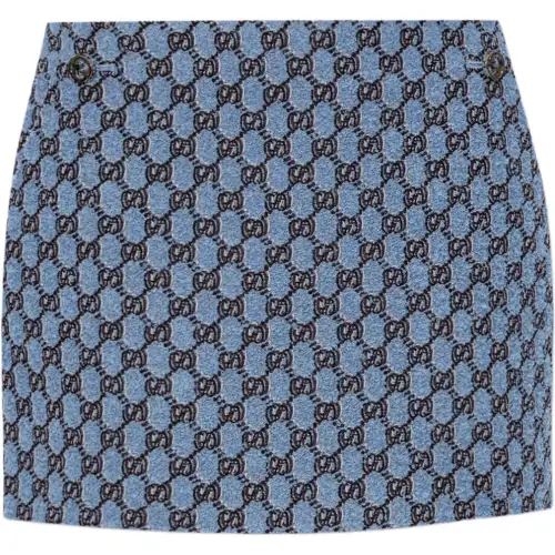 GUCCI Gg Shadow Bouclé Mini Skirt