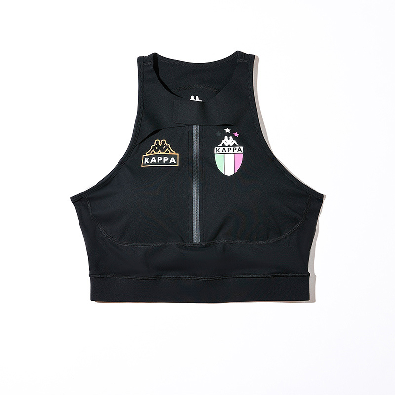 Kappa Sport Vests Women’s Black Neon Orange Yellow