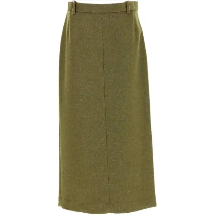 THE ROW Casual Long Skirts Women's Dark Green Mid Length Other