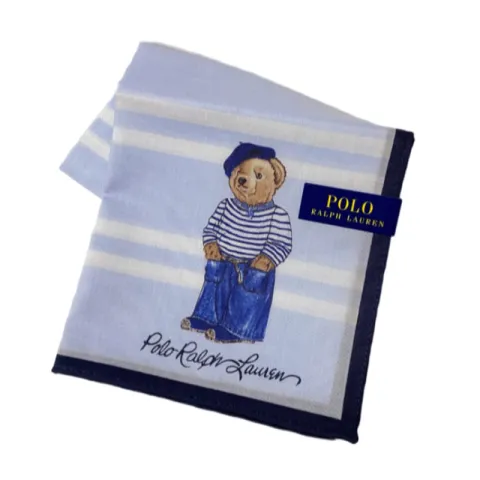 Polo Ralph Lauren Cotton Scarves Unisex Light Blue