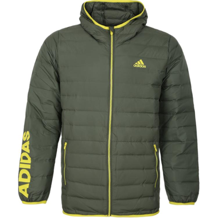 Куртка adidas LK J LT DOWN JK (зеленая)