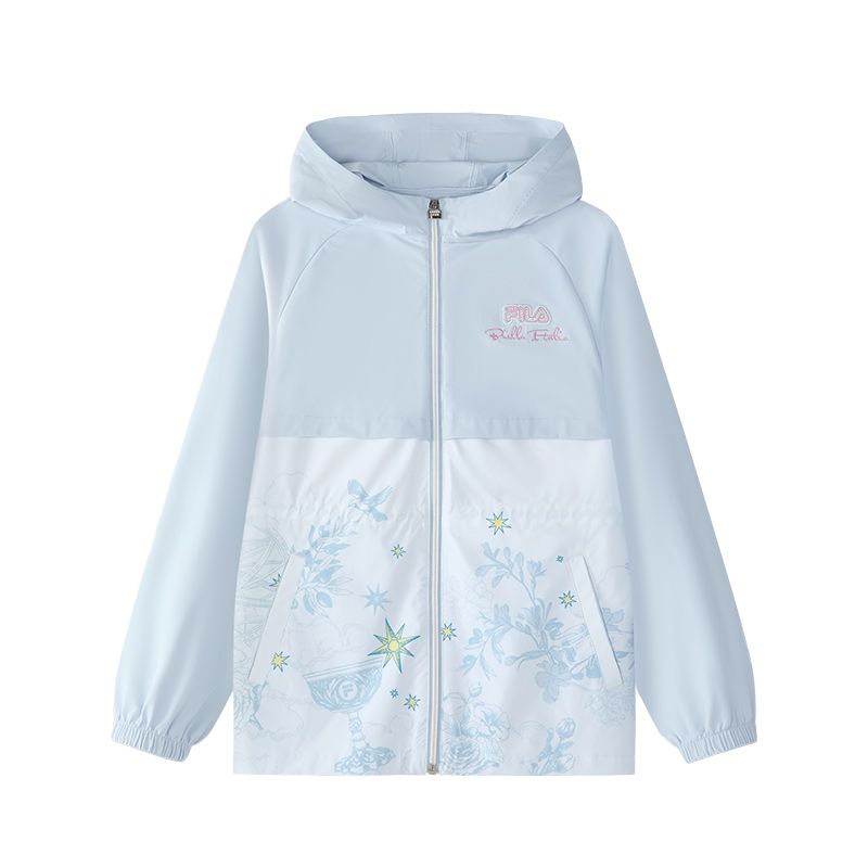 Женская куртка FILA KIDS K12G512701F-LB (голубая)