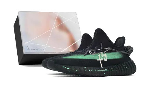 Adidas Originals Yeezy Boost 350 V2 Low top Casual Shoes Unisex Black