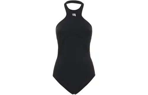 Balenciaga One Piece Swimsuit, Regular Fit Women's Black