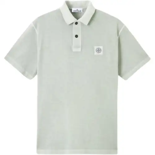 STONE ISLAND Compass patch Polo Shirt
