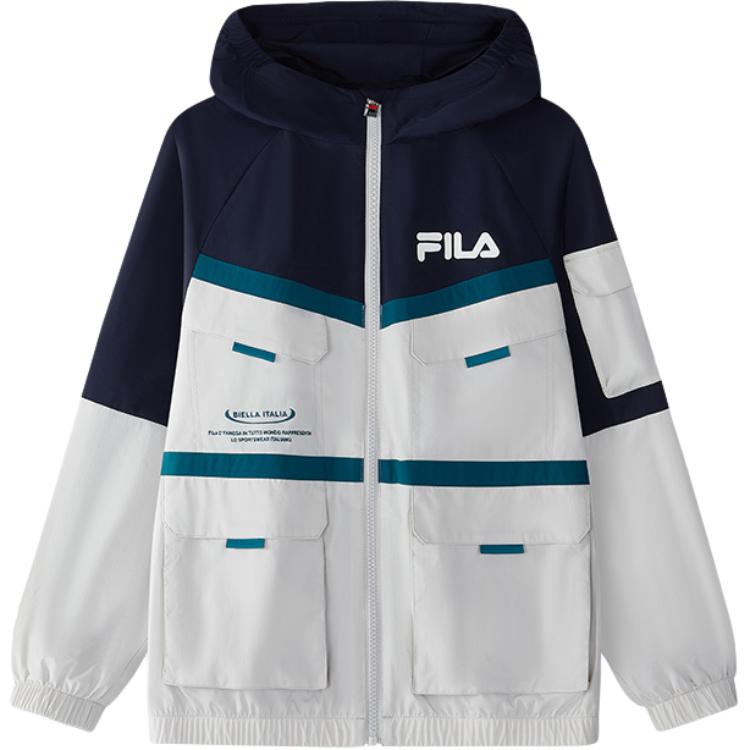 Мужская куртка FILA KIDSORIGINALE (серо-голубая)