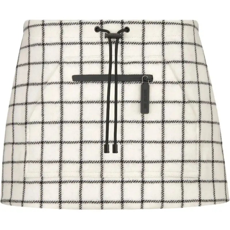 DIOR FW24 Casual Short Skirts Women's Black White