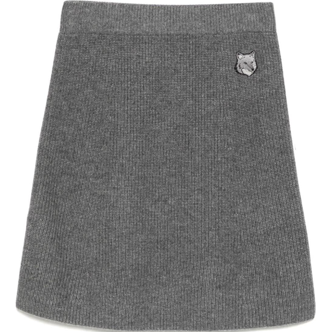 Женская юбка Maison Kitsune (серая)