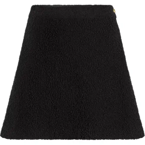 DIOR Casual Short Skirts Women's Black