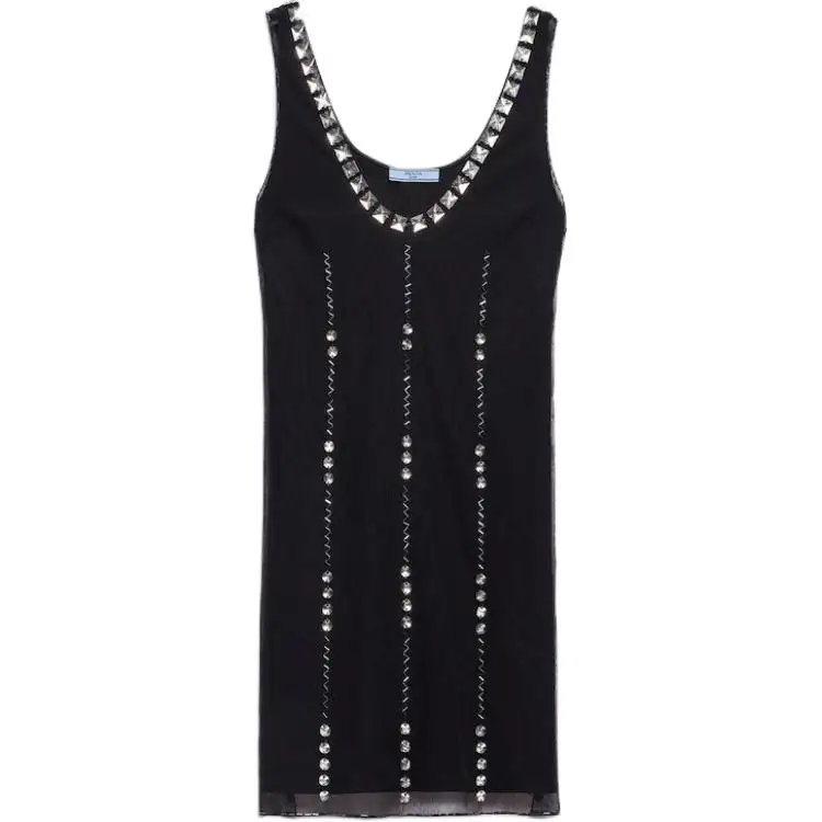 PRADA Sleeveless Dress Women's Black