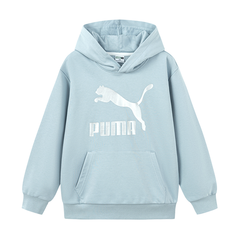 Худи PUMA Classics Big Logo (голубое)
