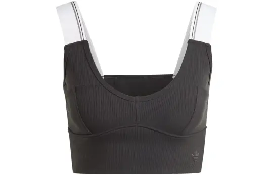 Adidas Originals Tape Bra Top Sports Underwear Women's Black