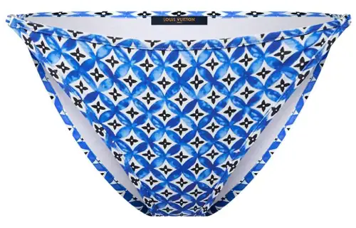LOUIS VUITTON Monogram Flower Tile Bikini Bottoms