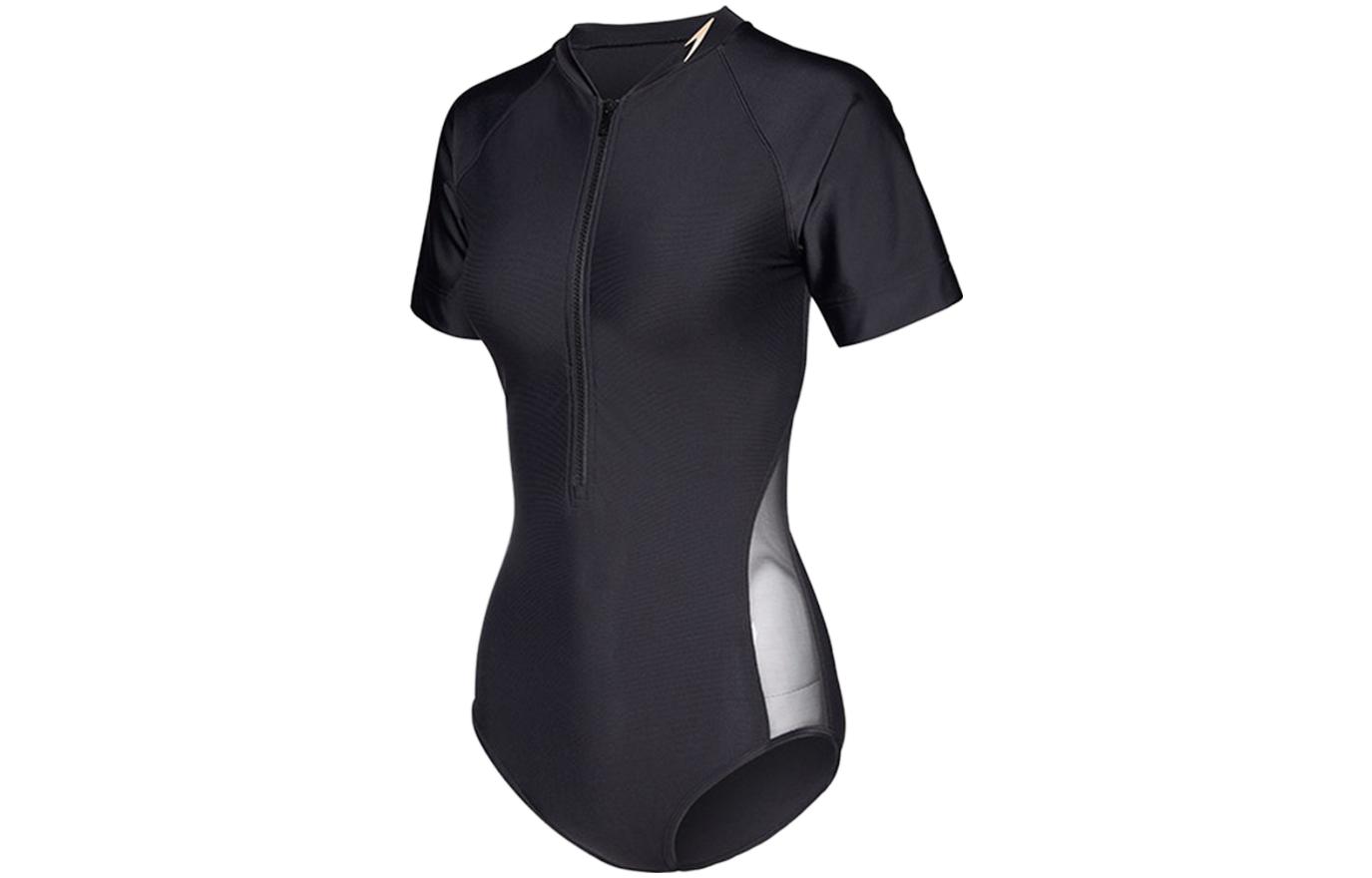 Speedo One Piece Swimsuits Women’s Black Triangle One Piece Swimsuit