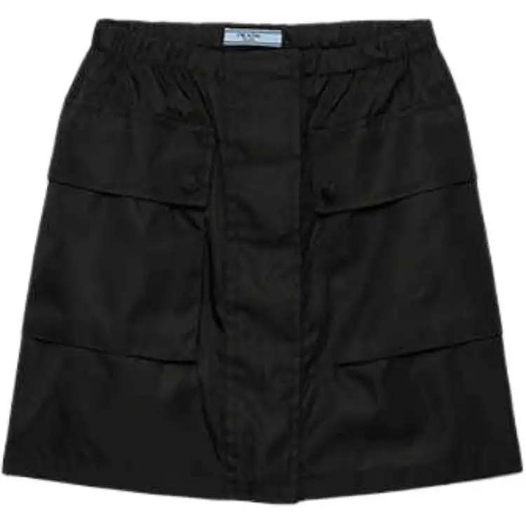 Prada elasticated-waist mini skirt