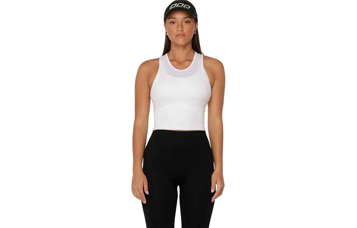 LORNA JANE Seamless Sport Vests Women’s Classic White