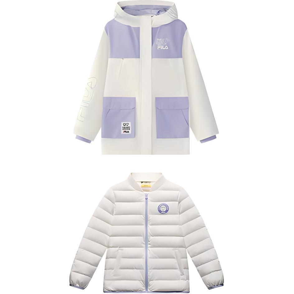 Пуховик Fila KIDS (белый)
