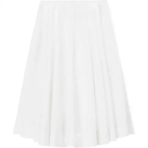 LOEWE FW24 Casual Long Skirt Women's White
