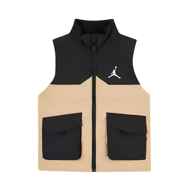 Жилет Jordan (черно-бежевый)