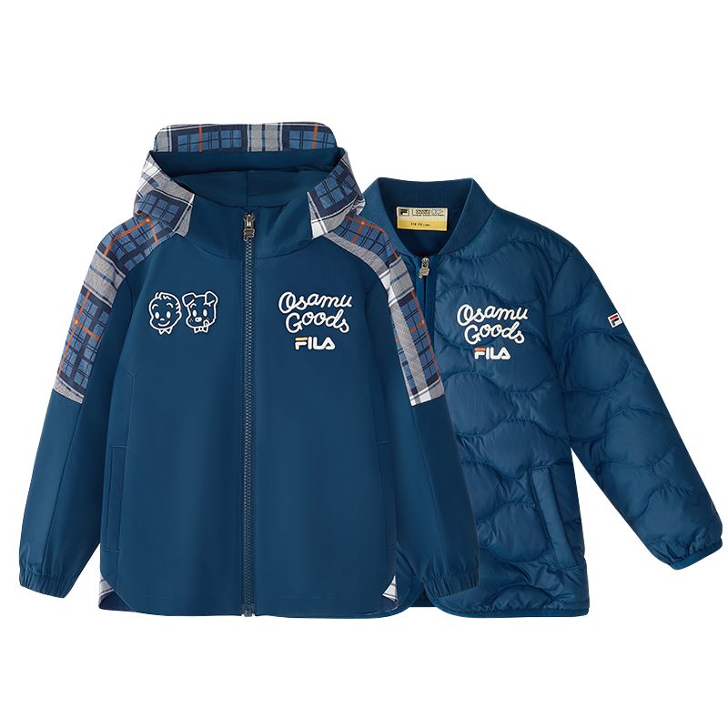 Мужской пуховик Fila (синий)