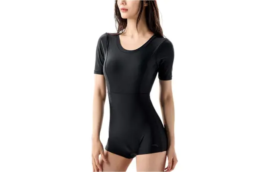 Anta One piece Swimsuit Women's Black