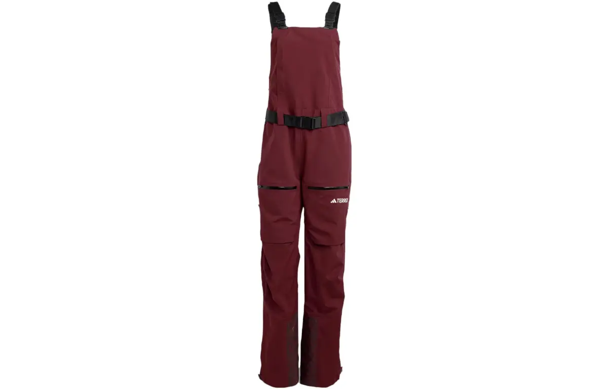 Adidas Ski Pants Women's Contour Red Straight Fit