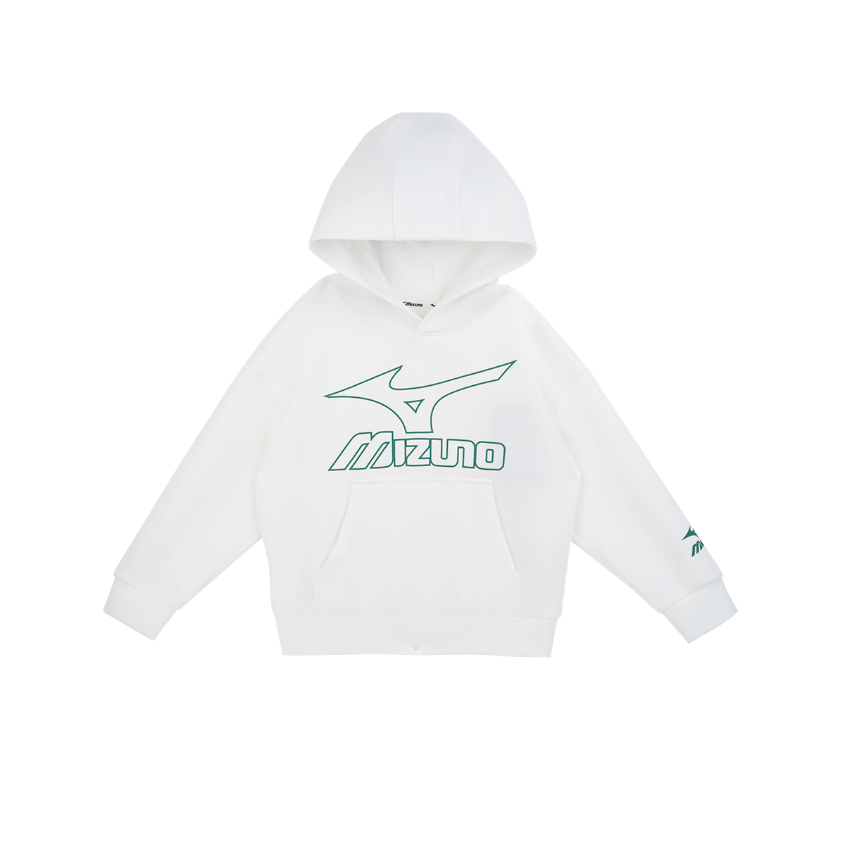 Худи Mizuno logo (серое)