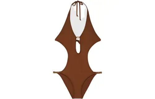 GUCCI One piece Swimsuit Women's Brown