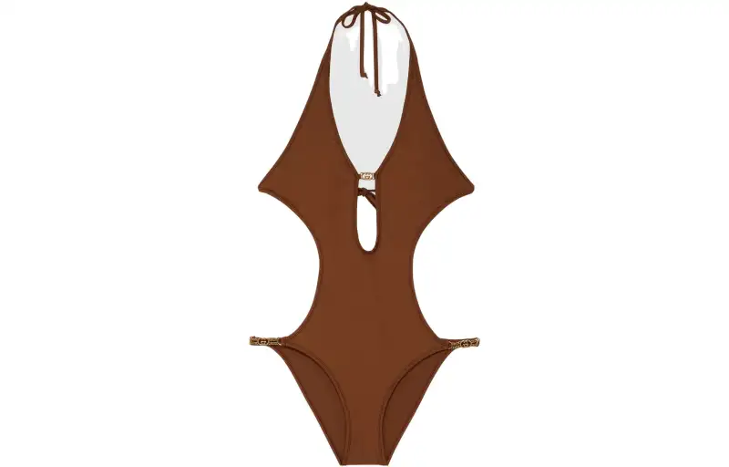 GUCCI One piece Swimsuit Women's Brown