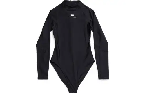 Balenciaga SS23 One piece Swimsuit Slim Fit Women's Black