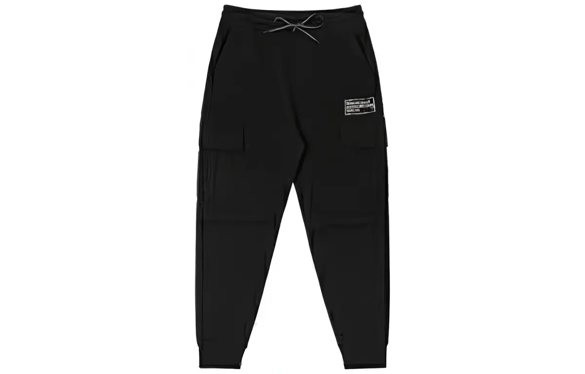 Dickies Knitted Sweatpants Unisex Black Moderate Cuffed Pants
