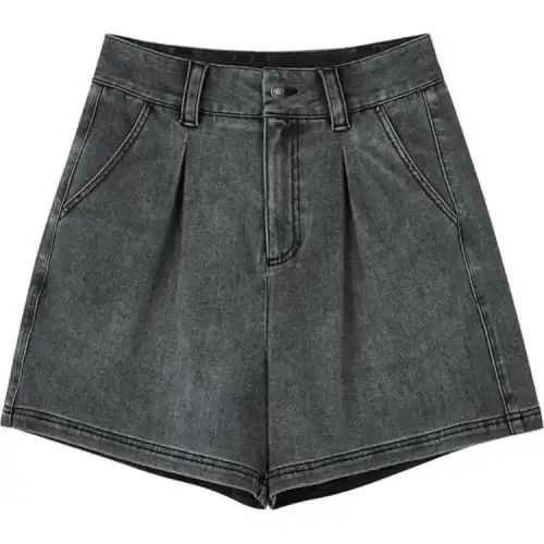 Skechers Denim Shorts Women's Ink Gray
