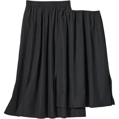 UNIQLO Casual Long Skirt Women's Black