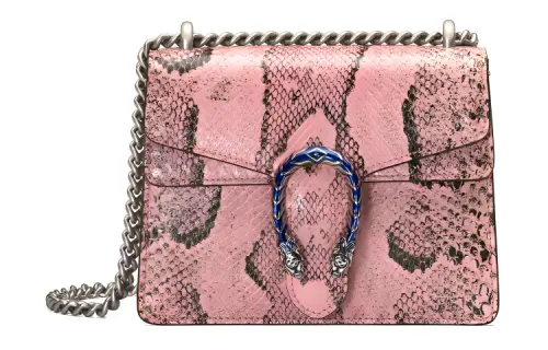 GUCCI Dionysus Leather Shoulder Bag, Crossbody Bag, Handbag Mini Women's Pink