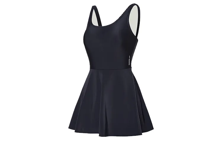 Speedo Swim Dresses & Skirts Women's Black Skirt One Piece Swimsuit