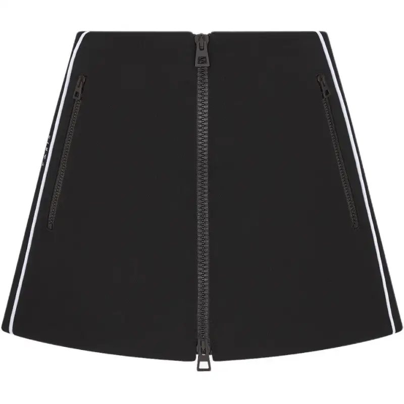 Christian DIOR DIORAlps Zip Up Mini Skirt