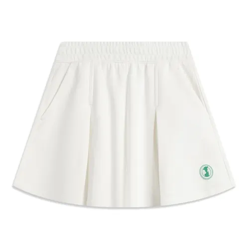 Li Ning x Disney Casual Short Skirts Women's Ivory