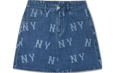 MLB Denim Short Skirts Women's Indigo