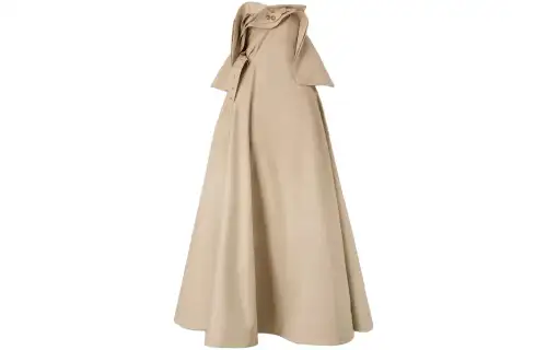 Burberry FW22 Cheongsam Formalwear Women's Soft Tawny