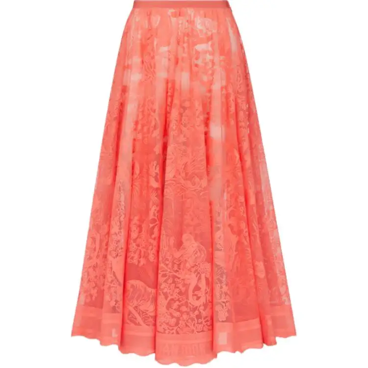 Christian DIOR DIORiviera Flared Midi Skirt