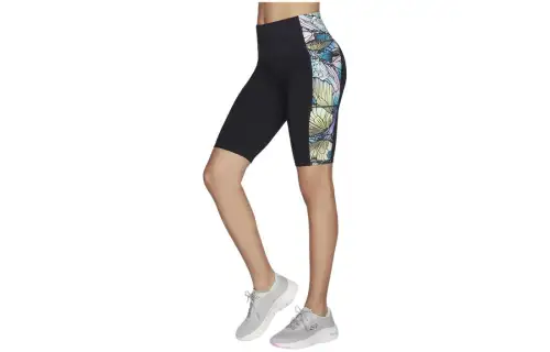 Skechers GO WALK Butterfly Shadow Cycling Pants Women's Purple