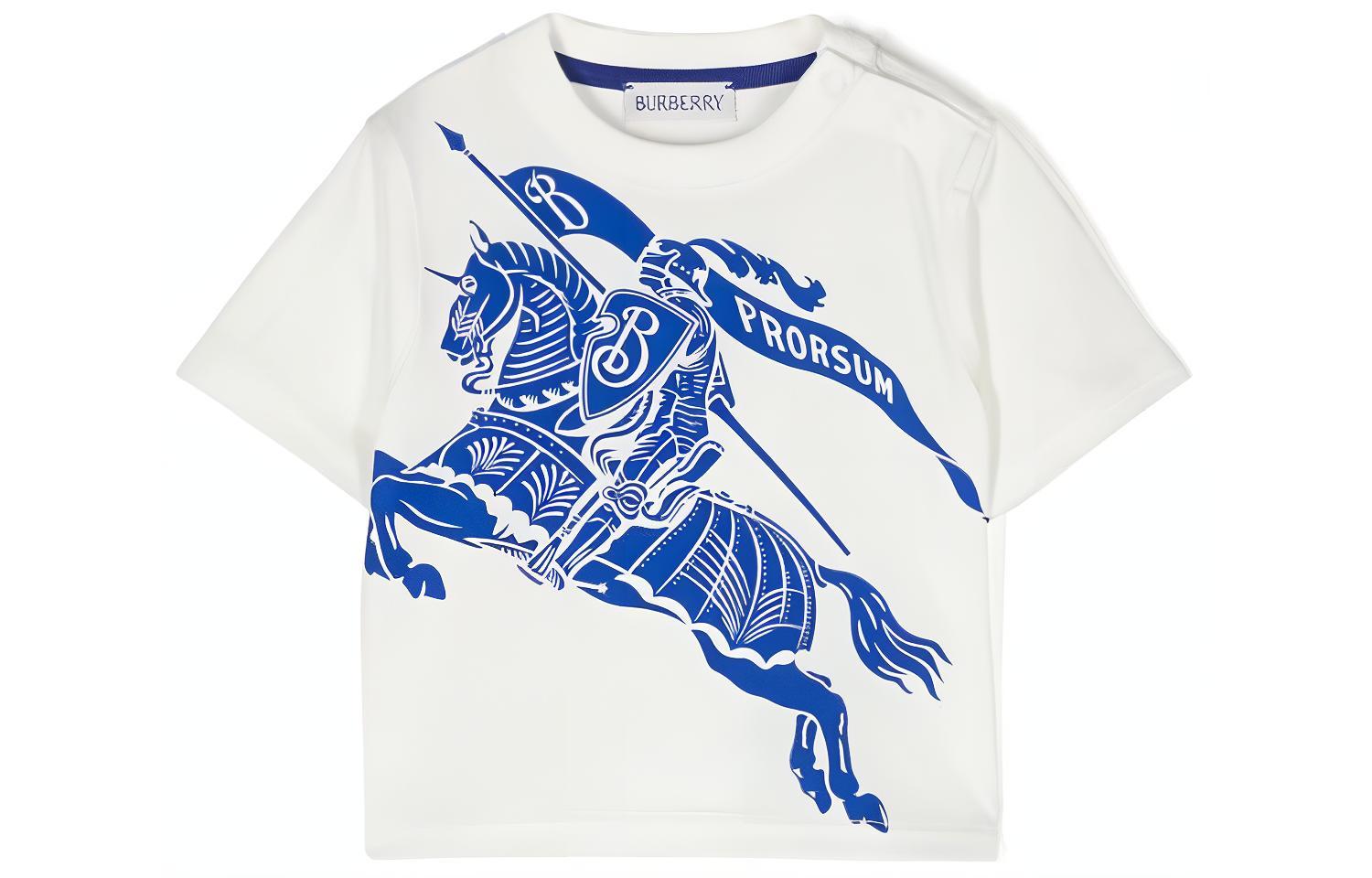 Женская футболка Burberry (белая)