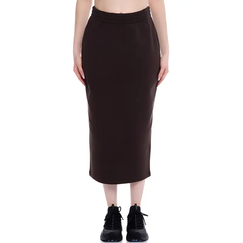 PRADA Casual Long Skirt Women's Brown