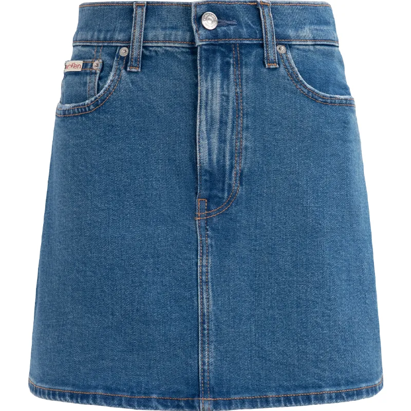 CALVIN KLEIN Denim Short Skirts Women's