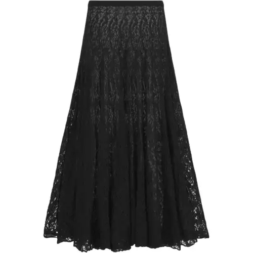 DIOR Casual Long Skirt Women's Black