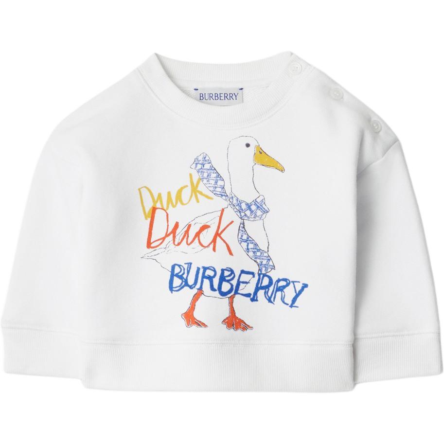 Свитшот Burberry FW24 (белый)