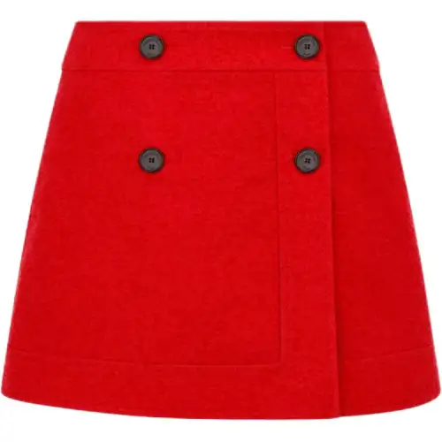 DIOR FW24 Casual Short Skirts Women's Red